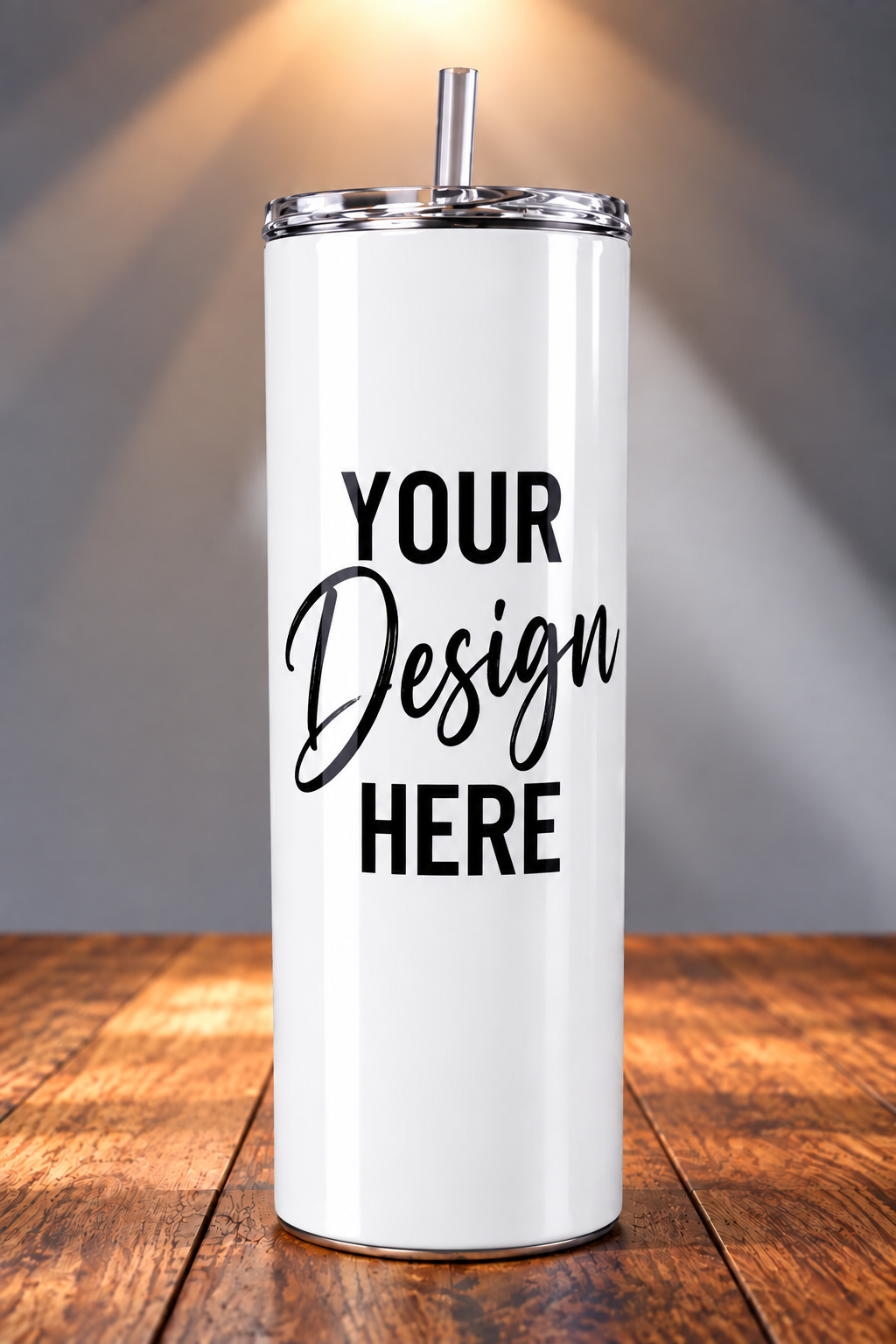 Custom 20 oz Stainless Steel Tumbler | Personalized Tumbler with Lid & Straw