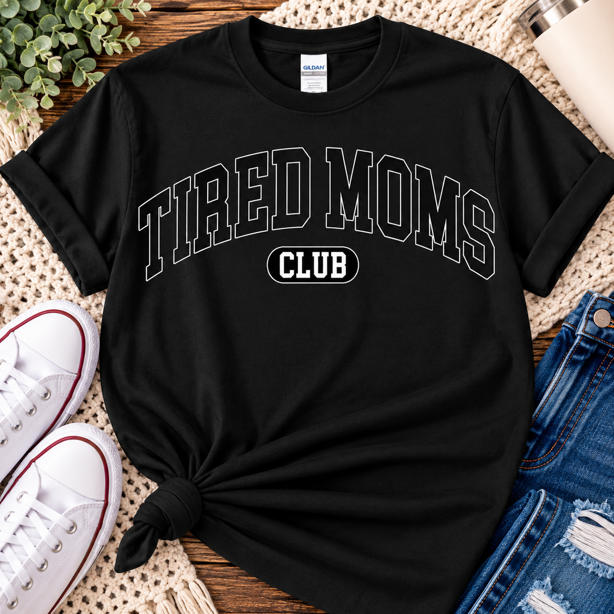 Tired Moms Club Shirt, Mom Life Shirt, Tired Mom T Shirt, Funny Mom Shirt, Motherhood Tee, Mom Gift, Mommy Life Shirt