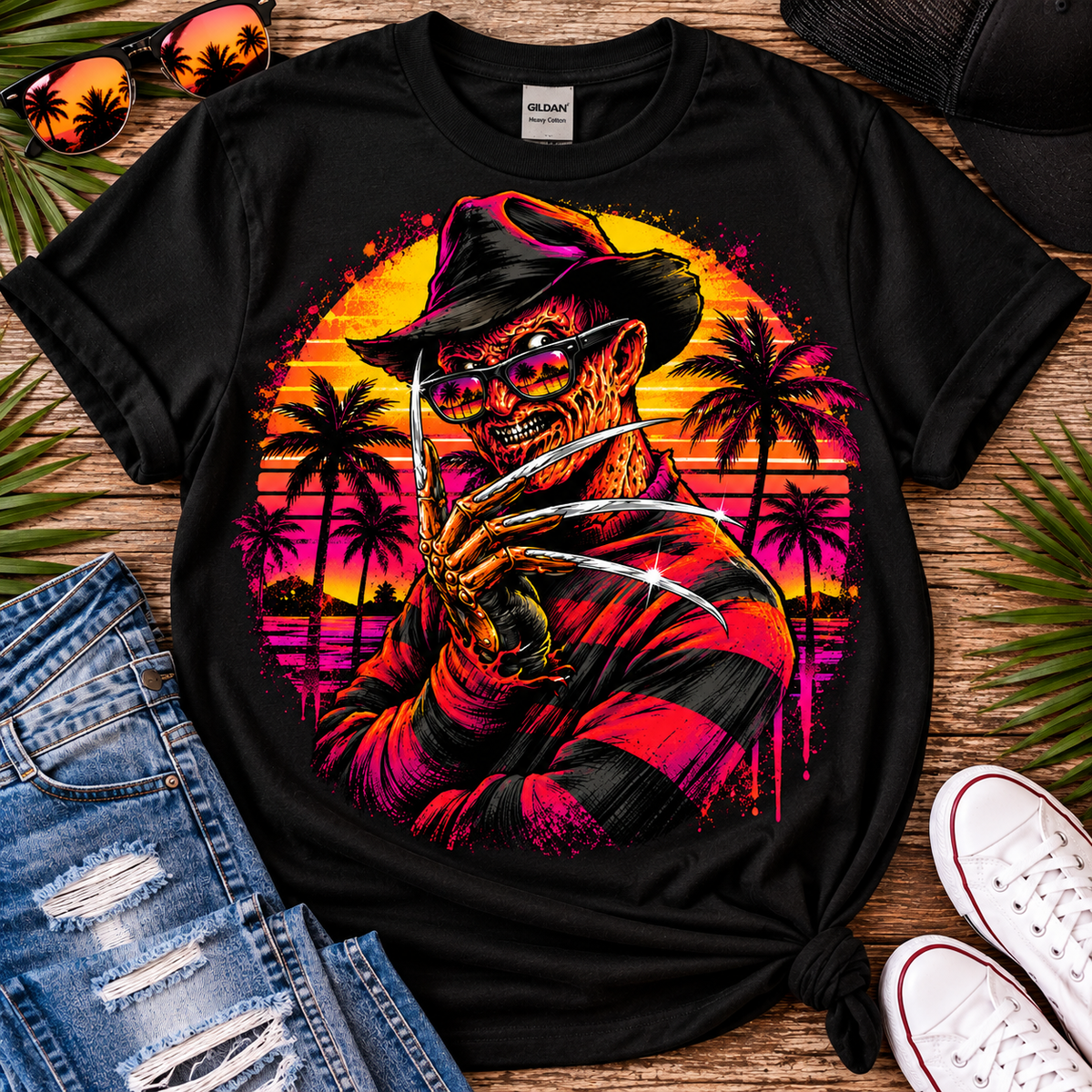 Retro Horror Summer T-Shirt